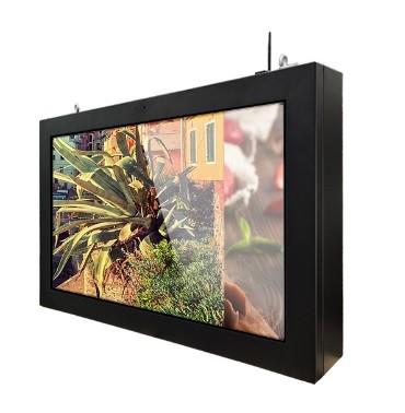 China Built In Speaker Wall Mounted Advertising Display 350 Cd/m2 LCD Screen Wall Mount for sale