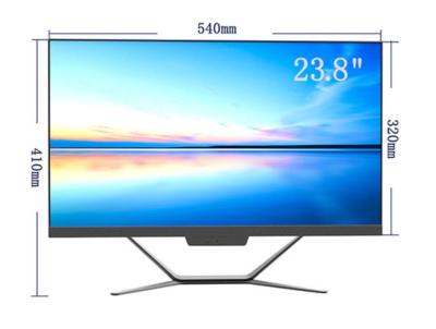 China 23.8INCH High Definition LED AIO Desktop PC 1920x1080 Resolution 1920x1080 16 : 9 Ratio for sale