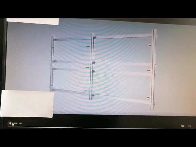Electric Splicing LCD TV  Installation Demo Video