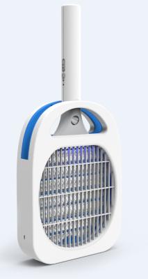 Chine 2 dans 1 tapette électrique UV 2200-2500V portatif de lampe de tueur de moustique de 5W LED USB à vendre