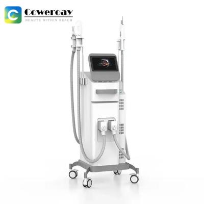 China Painless E-light Laser Machine 532nm 1064nm Tattoo Removal Skin Rejuvenation Beauty Equipment for sale