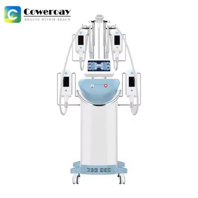 China Semiconductor Cooling Vacuum Slimming Machine , Cryo Weight Loss Machine With 4 Handles for sale