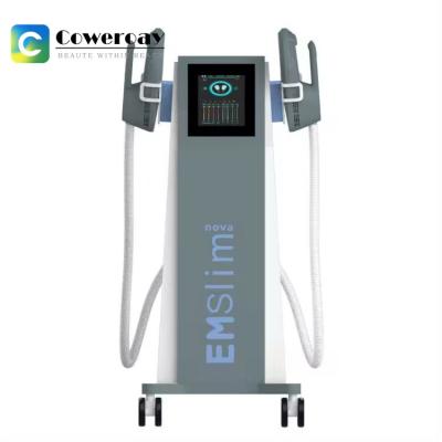 China 4 Handles EMS Muscle Stimulator Machine For Increasing Fat Dissolving Deep Muscle Train for sale