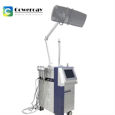 China PDT Rood Blauw Groen Geel Led Licht Therapie Machine, Hydrodermabrasie Gezichtsmachine Te koop