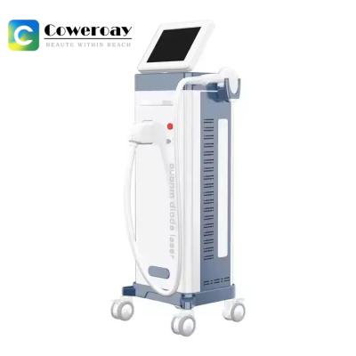China 808nm Diode Laser Permanent Hair Removal Machine 1200W For Skin Rejuvenation for sale