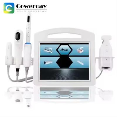 China 4 em 1 HIFU Máquina Facial 4D Focalizada Ultrassonografia Anti-Rugas HIFU Máquina de Emagrecimento Corporal à venda