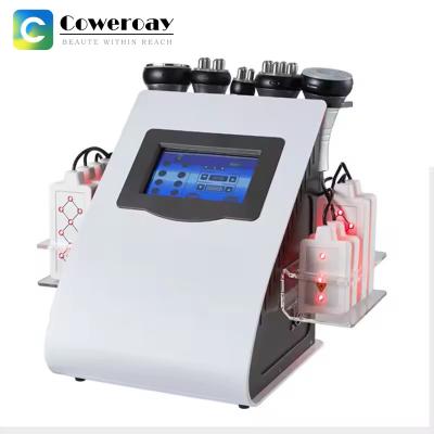 China Sistema de cavitação a vácuo de 350W 8 pads 40Khz Máquina de perda de peso de cavitação a laser à venda