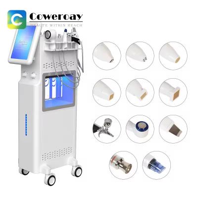 China 11 In 1 Diamond Micro Dermabrasion Machine 300W For Firming Deep Cleaning Hydra for sale