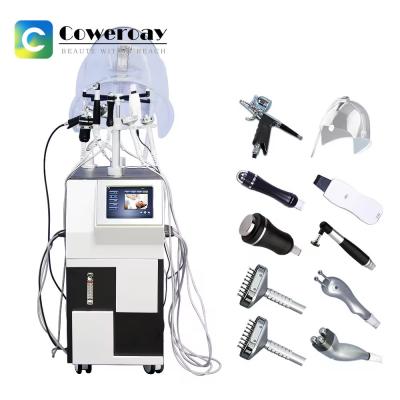 China Máquina de dermoabrasión hidrafacial Oxygen Aqua Peeling 98% Oxygen real Sistema de spa para el cuidado de la piel en venta