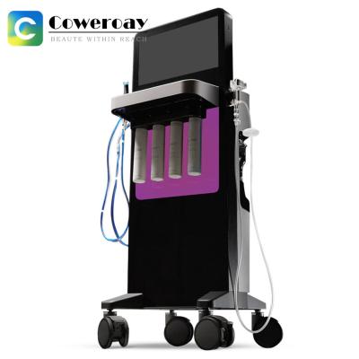 China Hydra Microdermabrasion Machine Exfoliate Brighten Skin Hydrafacial Spa Machine for sale