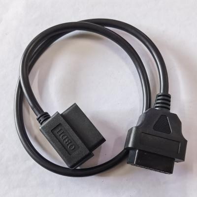 China 16 Pin J1962 OBD 2 Extension Cable , Multipurpose OBD Extension Lead for sale