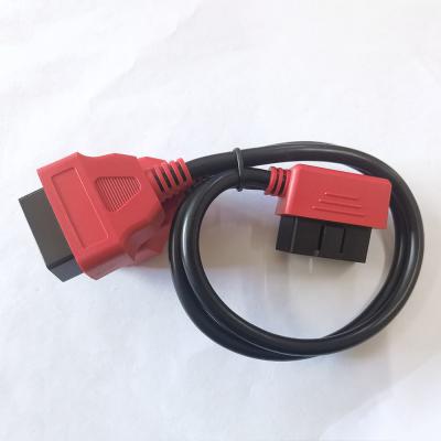 China Material automotriz del PVC de Pin Male To 2 Pin Female de los cables eléctricos 16 del conector rojo en venta