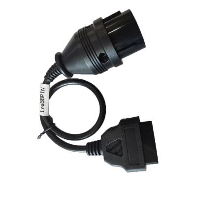 China Brass ABS PVC Truck Diagnostic Cables Multipurpose Black Color for sale