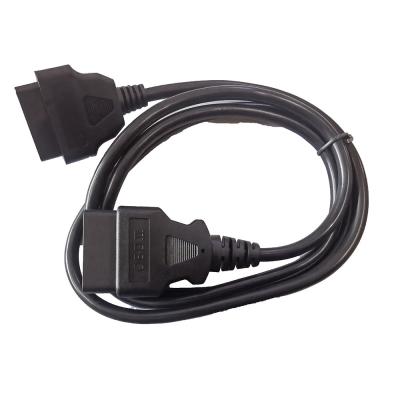 China Practical 16 Pin OBD II Cable Extender , Length 100CM Universal OBD2 Cable for sale