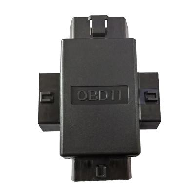 China ABS PVC OBD2 Male To Female Adapter Durable Full 16 Pin For Car for sale