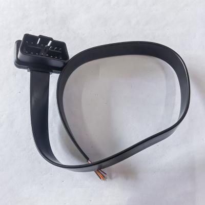 China Practical OBD2 Open Cable 16 Pin J1962 Male Connector To Open Plug for sale