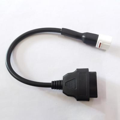 China Durable 4 Pin Yamaha OBD Cable , Automotive OBD Wire Harness for sale