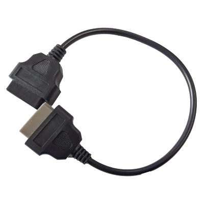China ABS 14 Pin OBD2 Extension Cord , Stable OBDii Car Diagnostic Cable For Nissan for sale