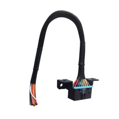 China Material práctico del PVC del ABS del alambre abierto OBD2 del cable compatible del adaptador en venta