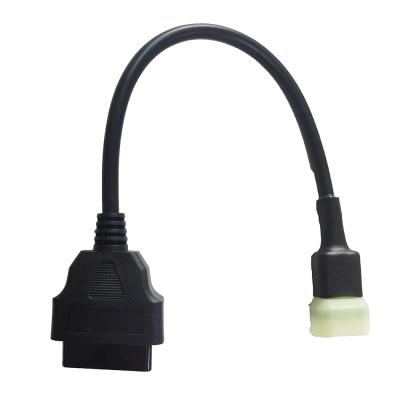 China Practical PVC OBD Adapter Cable , Detector Auto Diagnostic Cable for sale