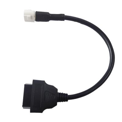 China OBD2 Extension Motorcycle Control Cables With Female Connector 3 Pin for sale