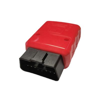China Practical OBD2 Plug Adapter Housing With Gold Plated Bent Pin Male Connector for sale