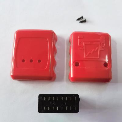 中国 安定した赤いOBD車のアダプターは、PinのオートバイOBD2のアダプターを曲げた 販売のため
