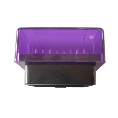 China OEM Scanner OBD2 Plug Adapter 16 Pin Male With Purple Enclosure for sale