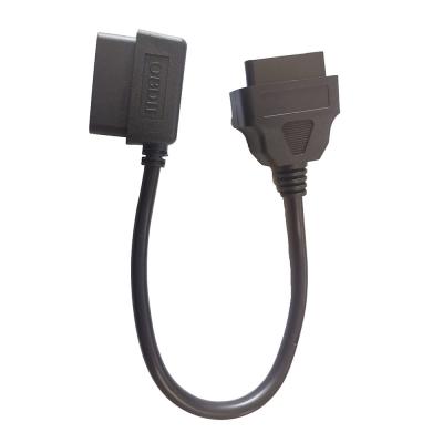 Chine Mâle de câble de connecteur du noir OBD2 d'OEM à la femelle 16 Pin For Diagnostic à vendre