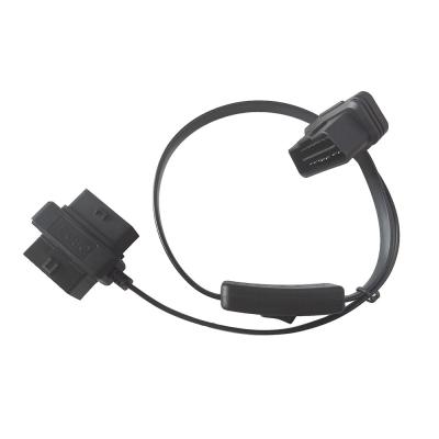 China 1 Male To 2 Female OBDII Diagnostic Cable Extender J1962 With Switch for sale