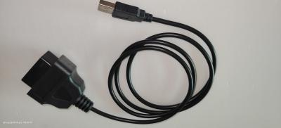 Κίνα 12V 24V OBDII στο θηλυκό καλωδίων USB στο αρσενικό βούλωμα 2.0A για πολλές χρήσεις προς πώληση