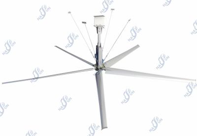 China 750w-1500w Industrial Overhead Fan HVLS High Volume Low Speed Ceiling Fan for sale