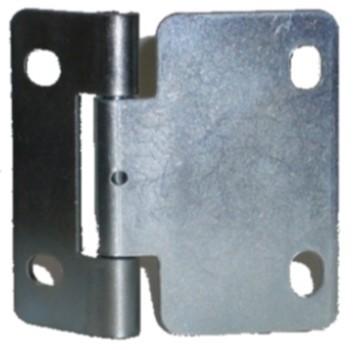 China Nayun Industrial Doors Parts Intermediate Hinge Galvanized / Ral 9010 for sale