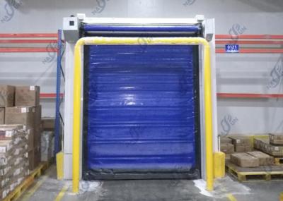 China Automatic  Thermal Insulation Fast High Speed Fabric Rapid Rolling Shutter Doors for sale