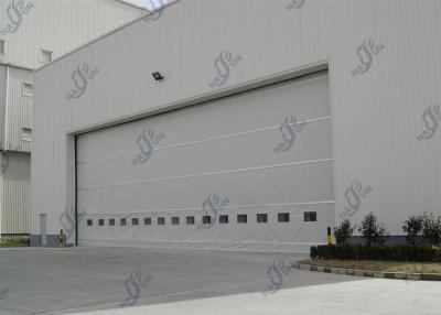 China Puerta plegable de alta velocidad grande a prueba de polvo con el material plástico de la puerta de la tela del PVC en venta