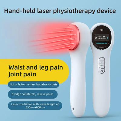 China 808nm 650nm Tratamento físico LLLT Laser frio Dispositivo terapêutico para dor à venda
