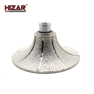China Vacuum Brazed Profile Wheel For Granite Marble Stone Shaping And Profiling for sale