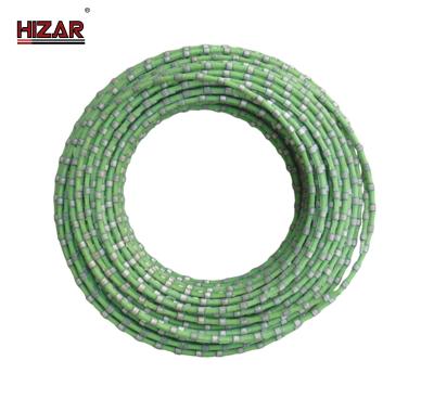 Chine 40 perles/M   Usines en pierre en plastique pointues et efficaces de Diamond Wire Saw Used In à vendre