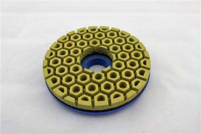 China Granite 125mm 5'' Honeycomb NO 100 Grit Diamond Wet Polishing Pads ODM Color for sale