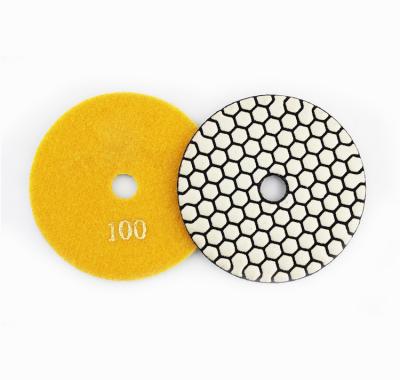 China 5 Inch Sexangle B No 800 Grit Diamond Wet Polishing Pads Manual for sale