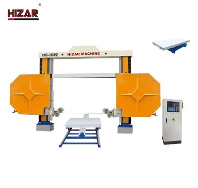 China CNC 6m3/H 15 KW Diamond Wire Saw Cutting Machine 3500mm ISO9001 for sale