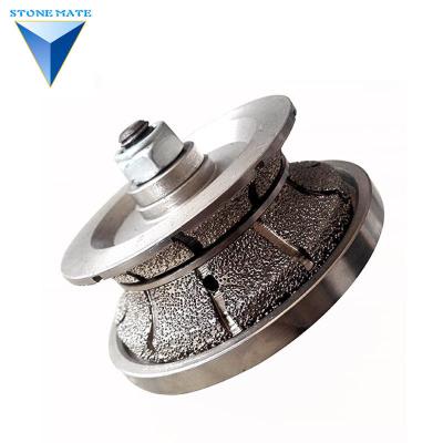 Chine Poussière abrasive de NO1 de fil du peu 5/8-11 de routeur de coupe de granit de Diamond Bullnose 65mm à vendre