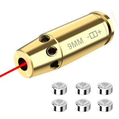 China Red Laser Boresighter 9mm Brass Laser Bore Sight 9mm For Calibration for sale