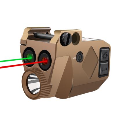 China Red Green Small Pistol Laser Sight 650nm / 520nm Tactical Laser Light Combo ODM for sale