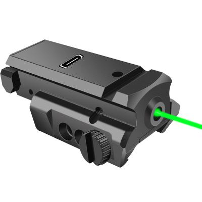 China Pistol / Shotgun Green Laser Sight Picatinny Rail Compact Shockproof for sale