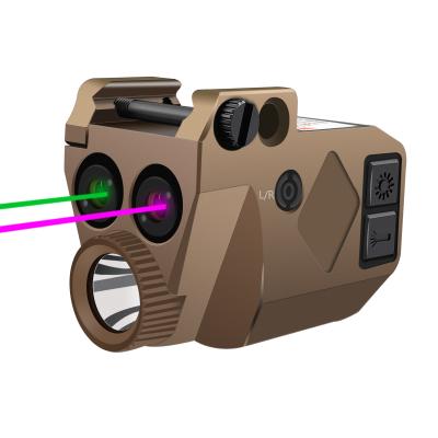 China Púrpura verde combinada a prueba de choques de la luz laser del rifle del haz de la luz laser de la arma de mano en venta