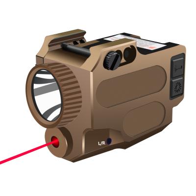 China Linterna roja del laser del haz 650nm de la luz laser del carril de Picatinny combinada en venta