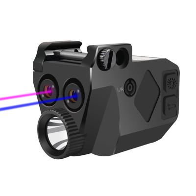 Chine Estimation imperméable à rayon laser bleue des lumens IPX4 de pourpre de fusil de chasse 500 à vendre