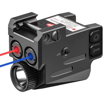 China Haz táctico de la luz laser para el color azul del arma IPX4/rojo impermeable del laser en venta