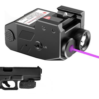 中国 紫色405nmは内腔再充電可能な銃のための戦術的な懐中電燈を500の密集させる 販売のため